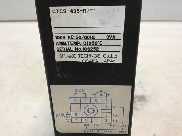 Used SHINKO Temperature Control CTCS-435-C/ES #141875