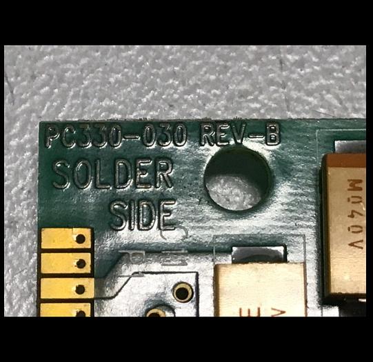 Used VAN DORN Communication Board PC330-081 330-081 Used