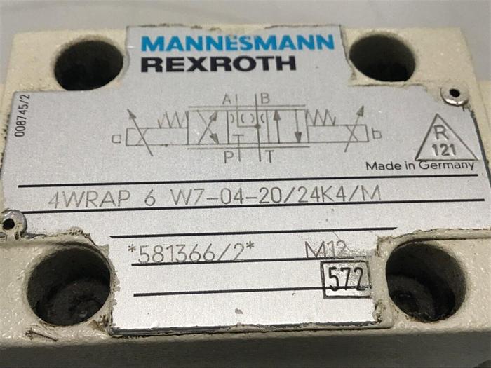 Used REXROTH Proportional Valve 4WRAP 6 W7-04-20/24K4/M Used