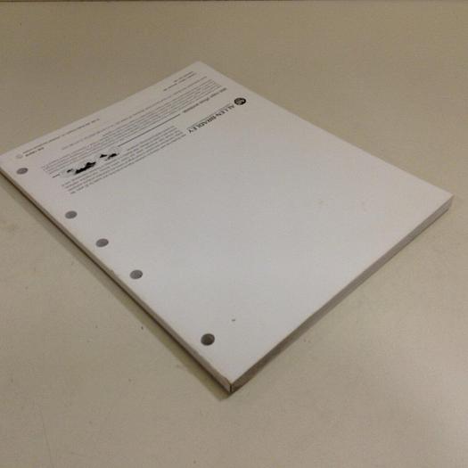 Used ALLEN BRADLEY Troubleshooting Guide and Renewal Parts 1336-6.2 #70833