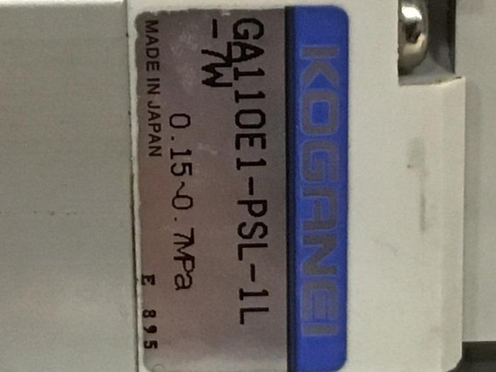 Used KOGANEI Manifold w/ Valves PBM6P-9W #120958