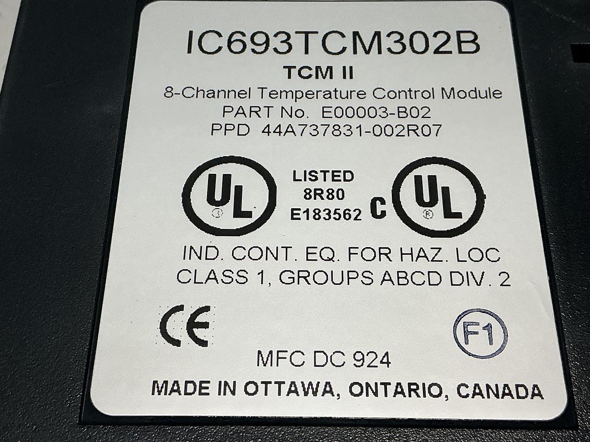 Used FANUC / G.E. IC693TCM302B