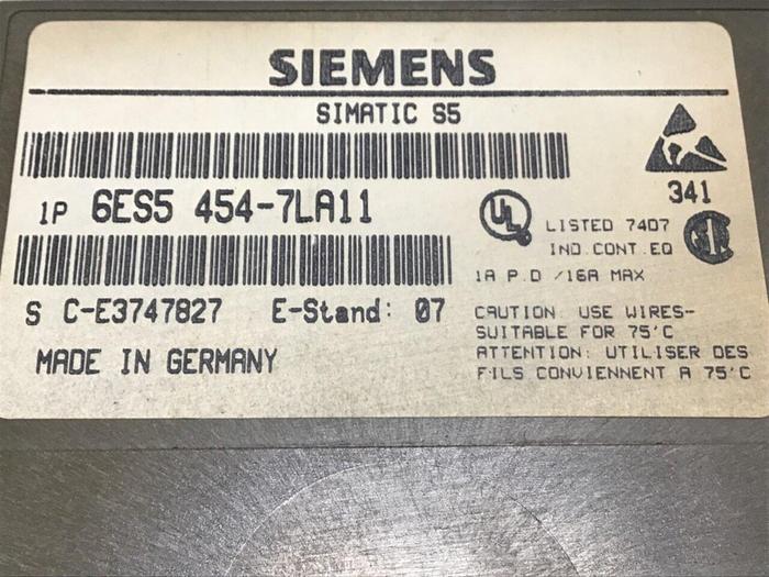 Used SIEMENS Digital Output 6ES5 454-7LA11 #137065