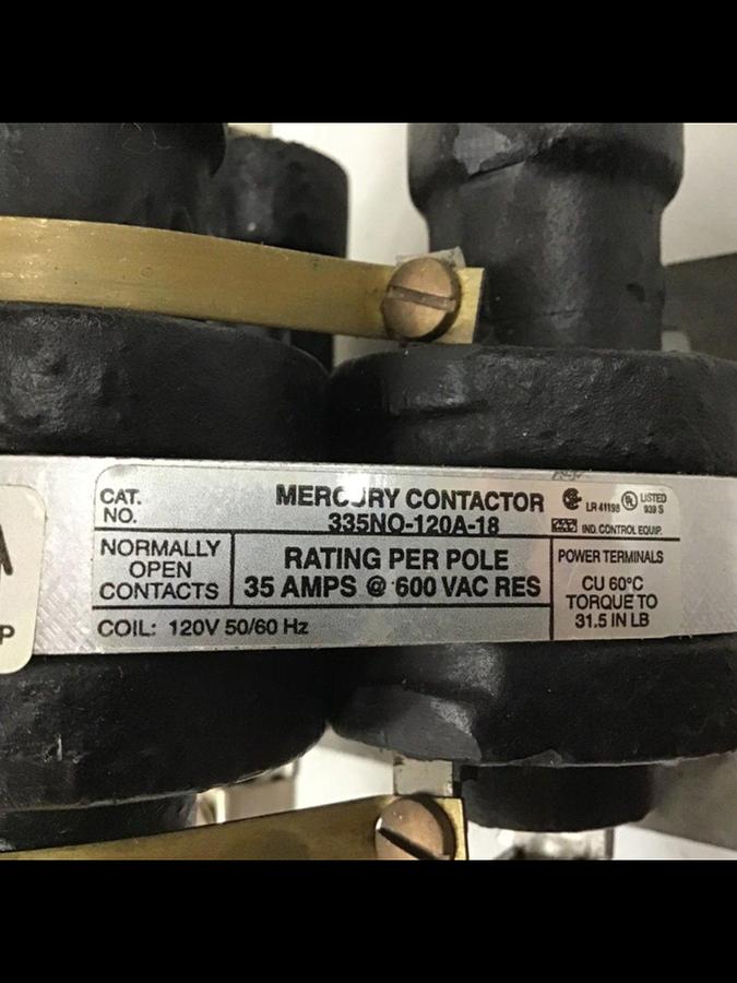 Used MDI Relay Contactor 335NO-120A-18 Used
