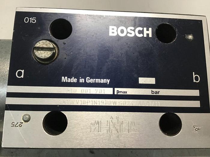 Used BOSCH Valve 0 810 001 701 #138045
