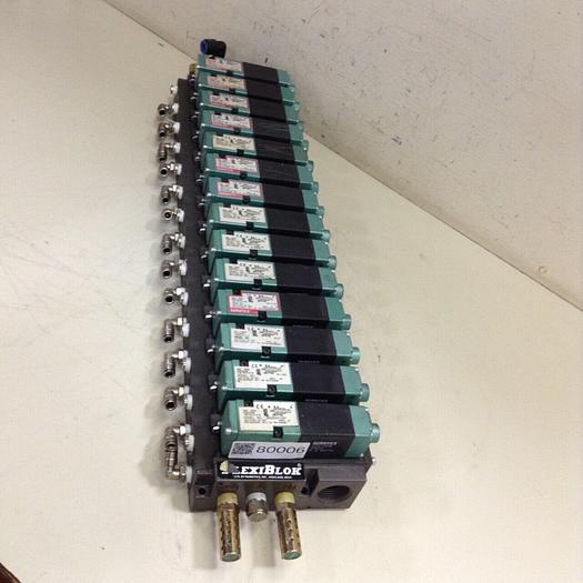 Used NUMATICS Control Block w/ Valves 082SA415M #80006