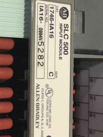 Used ALLEN BRADLEY Input Module 1746-IA16 SER C #127347
