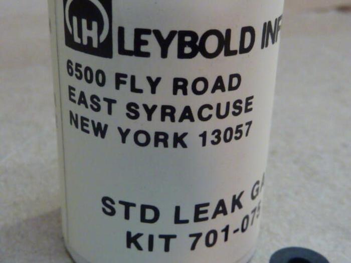 LEYBOLD INFICON Leak Std Gas Canister 701-075-G1 #30004