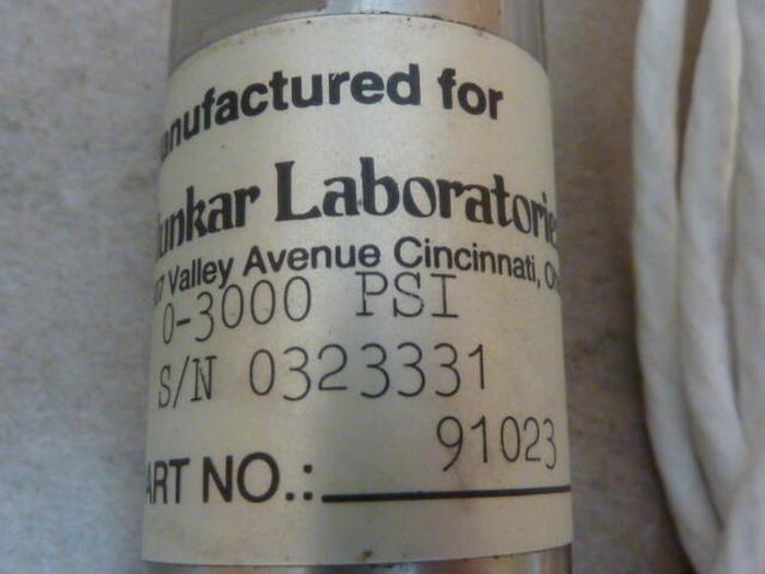 Used HUNKAR LABS Transducer 91023 #37098
