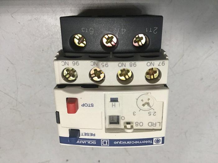TELEMECANIQUE Overload Relay LRD08 #124873