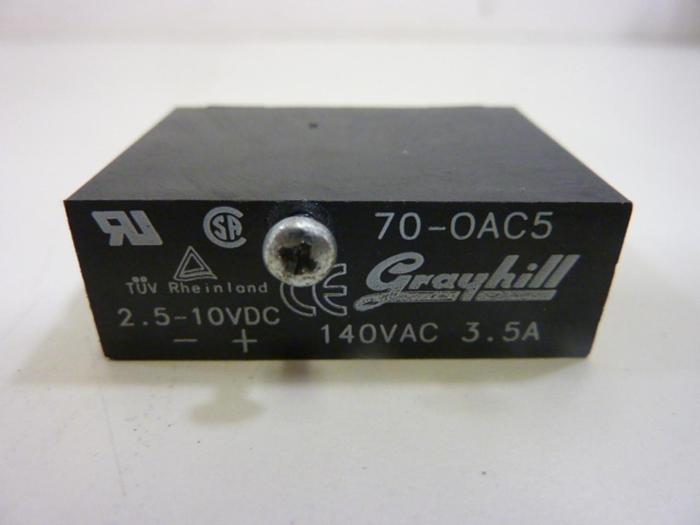 Used GRAYHILL Relay 70-OAC5 #49408