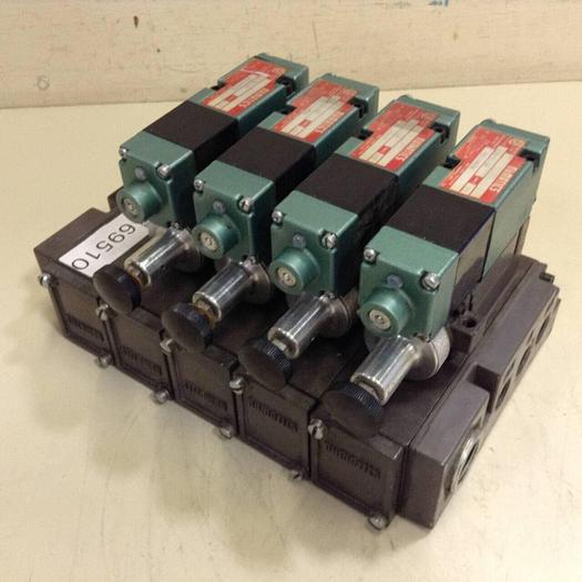 Used NUMATICS Control Block w/ Valves 082RS115J016W #69510