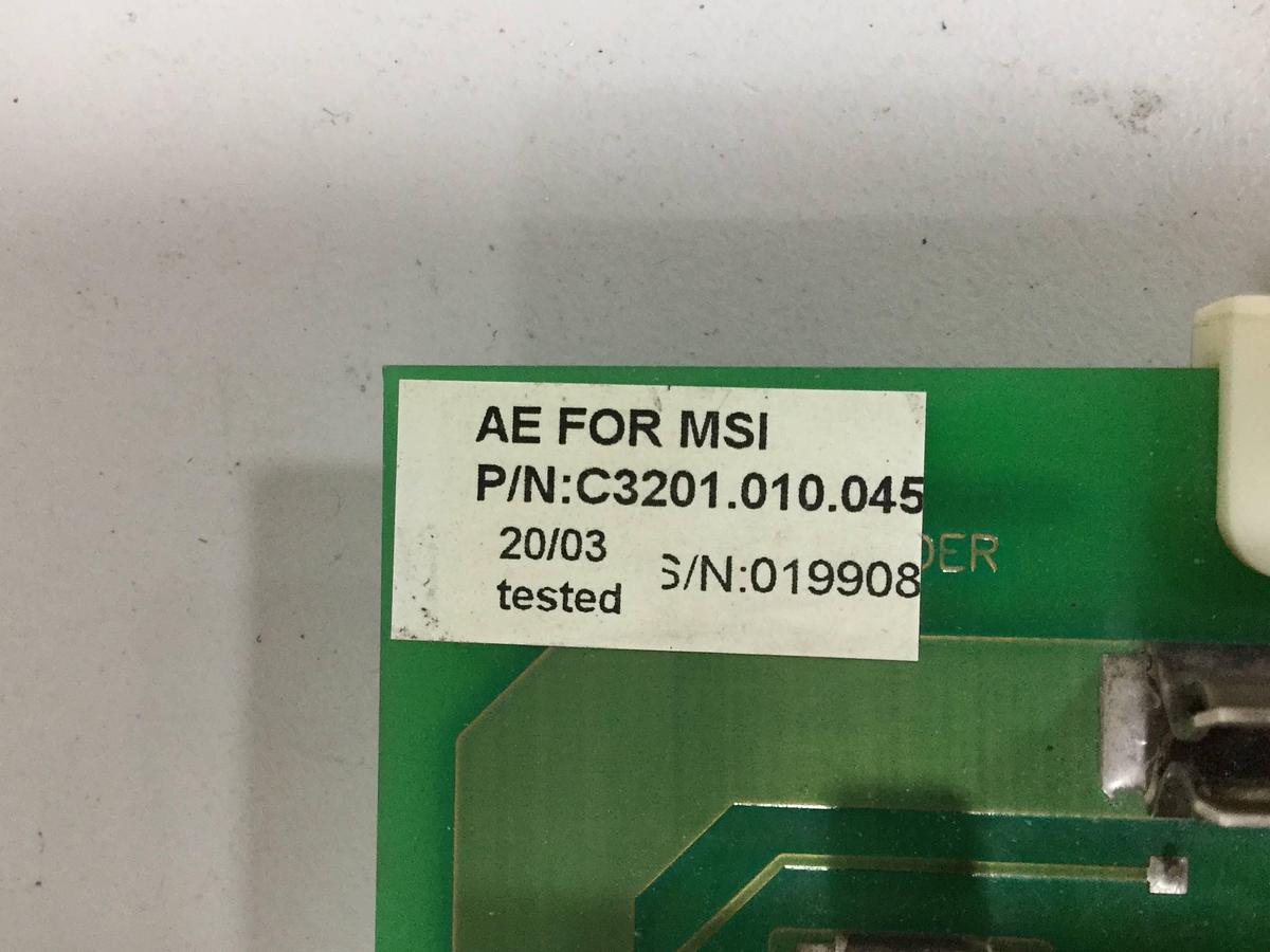 Used AMERICAN MSI Control Board C3201.010.045 Used 