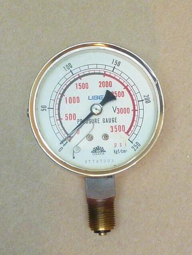 Used OSAKA UBE Pressure Gauge 97797003 #38070
