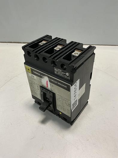 Used SQUARE D FAL36020 CIRCUIT BREAKER