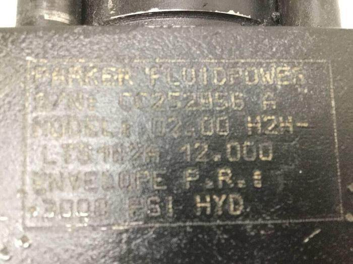 Used PARKER Injection Sled Cylinder 02.00 H2HLTS182A 12.000 USED