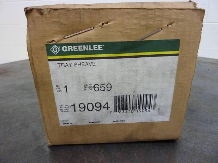 GREENLEE DIAMOND TOOL CO. Tray-Type Sheave 659 NEW