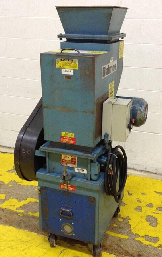 Used NELMOR 3 HP Grinder / Granulator G810LS 3 HP USED