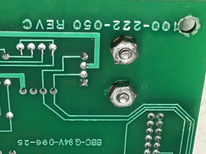 Used BRANSON ULTRASONICS CORP. Circuit Board 100-222-050 #129125