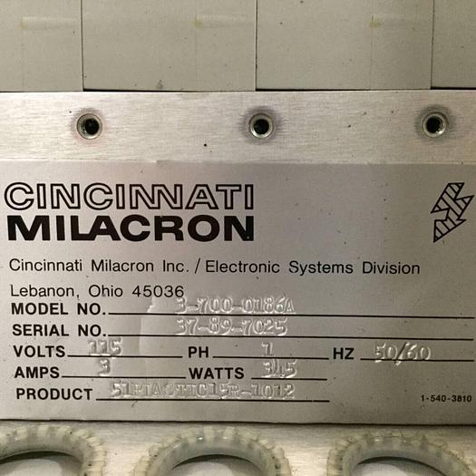 Used CINCINNATI MILACRON Card Rack 3-700-0186A Used