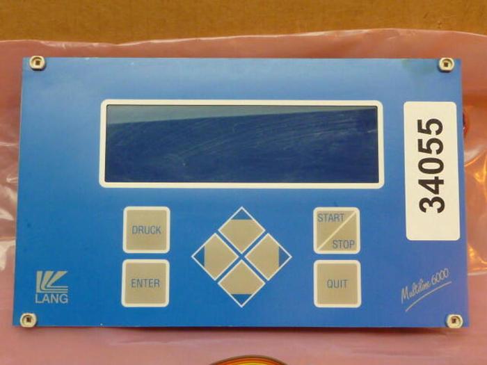 Used LANG MFG CO Interface Panel 3.923.50-02 #34055