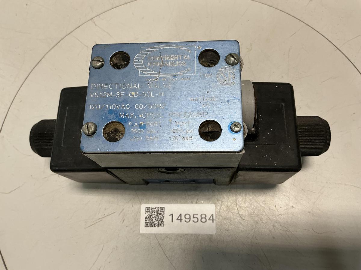 Used CONTINENTAL HYDRAULICS VS12M-3F-GB-60L-H