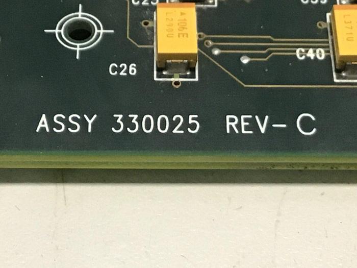 Used VAN DORN Analog Circuit Board 330025 PC330-025 Used