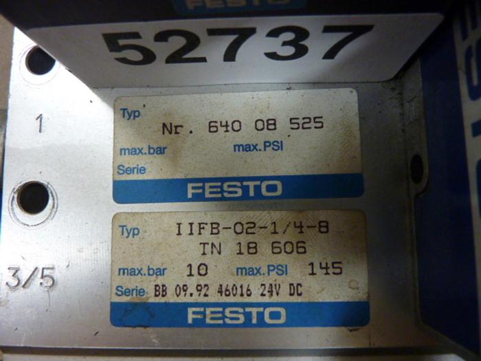 Used FESTO Control Block IFB1-02 #52737