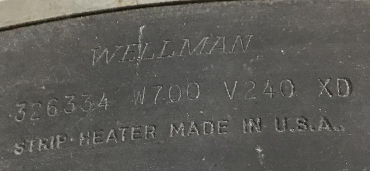 WELLMAN 700 Watt Heater Band 326334 700W NEW