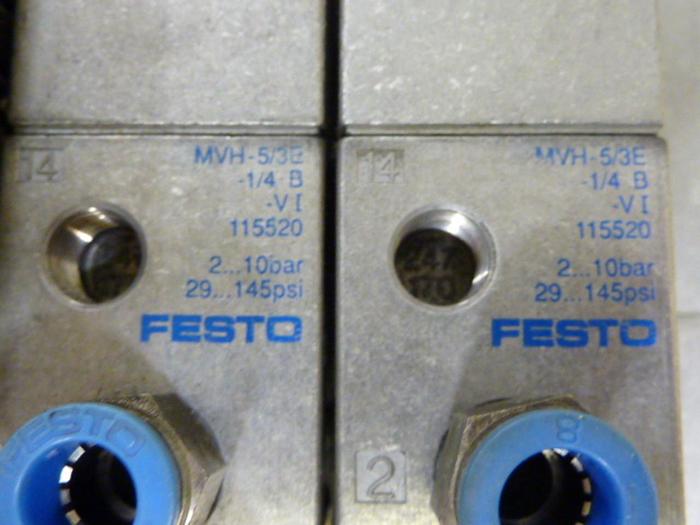 Used FESTO Control Block / Valve Terminal IFB8-02 #52713