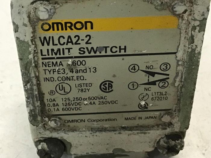 Used OMRON Limit Switch WLCA2-2 USED