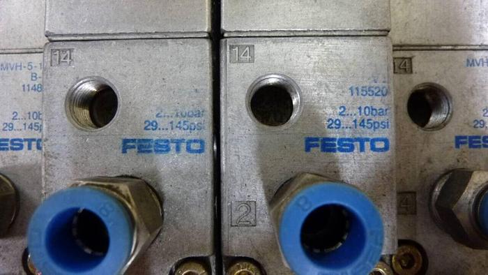 Used FESTO Control Block / Valve Terminal TN 18 859 Used