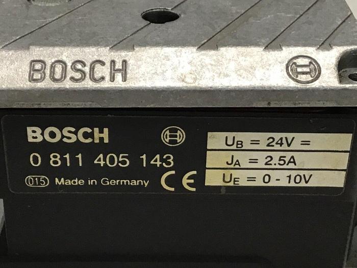 Used BOSCH Proportional Amplifier 0 811 405 143 #124141