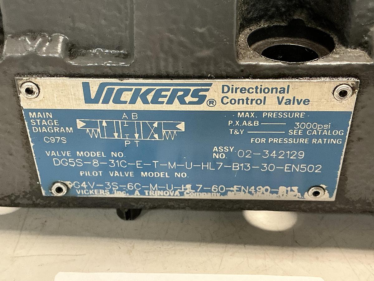 Used VICKERS DG4V-3S-6C-M-U-HL7-60-EN490-B13