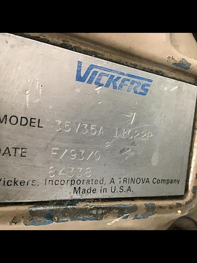Used VICKERS Pump 35V25A 11C22P Used #139210