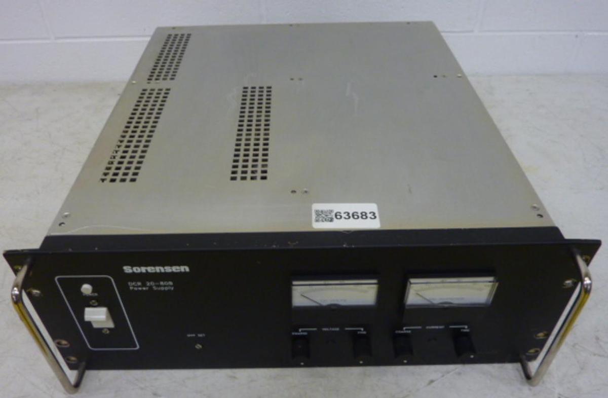 Used SORENSEN Power Supply DCR 20-80B2 USED