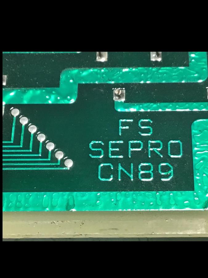 Used SEPRO ROBOTIQUE CN89 Control Board 07S0095104/A USED 