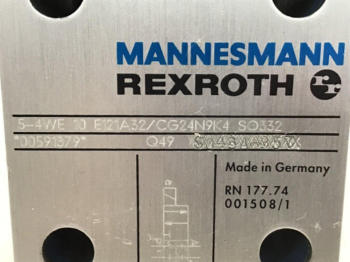 Used REXROTH Valve 54WE10E121A32/CG24N9K4 SO332 #130786