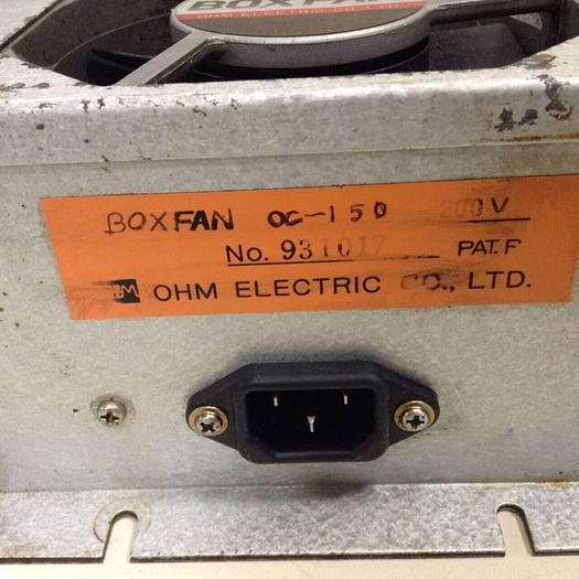 Used OHM ELECTRIC Box Fan OC-150 #74316