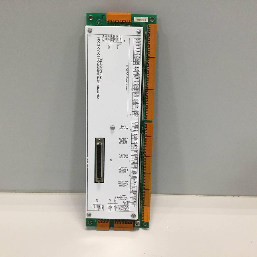 Used VAN DORN Instrumentation Board 370087 USED
