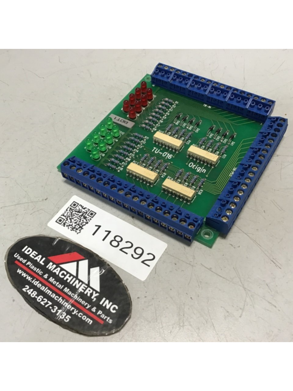 Used ORIGIN ELECTRIC Circuit Board TU-016 USED