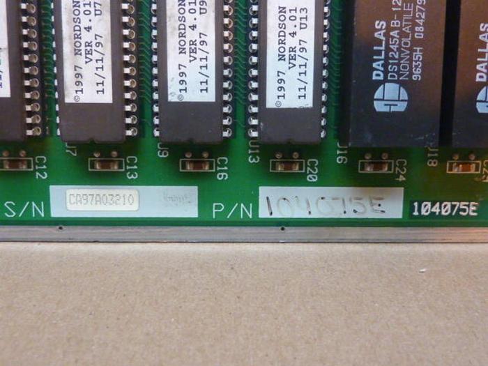 Used NORDSON Temperature Control Board 104075E #32855