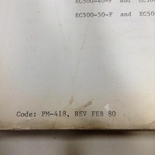 Used CLARK EQUIPMENT Manual PM-418 #70993