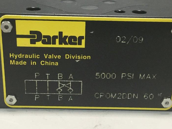 Used PARKER Hydraulic Check Valve CPOM2DDN 60 #105259