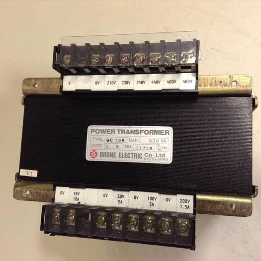 Used BRONE ELECTRIC 0.93 kVA Transformer SC156 #70010