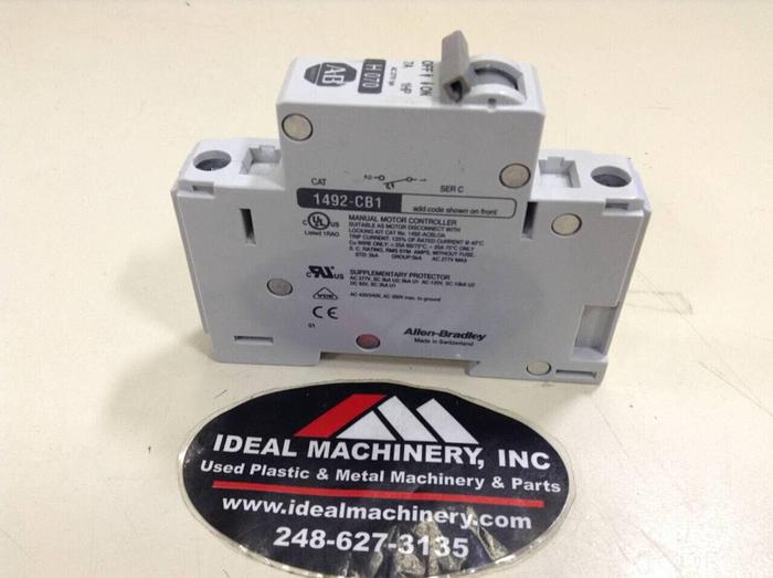 Used ALLEN BRADLEY 7 Amp Circuit Breaker 1492-CB1/H070 SER C #75171