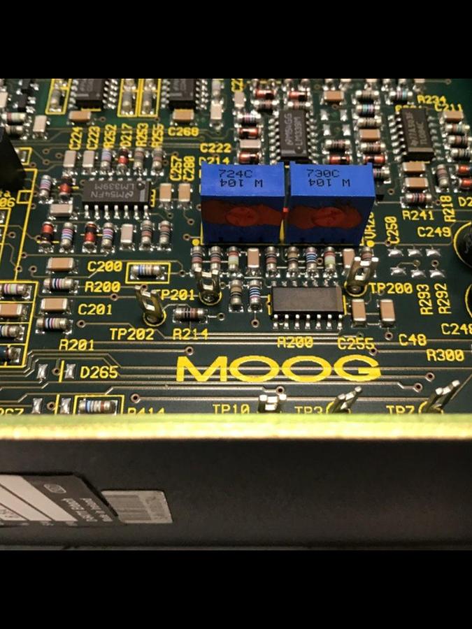Used MOOG Servo Drive Control T161-903-A-10-F7-2-5D #128789