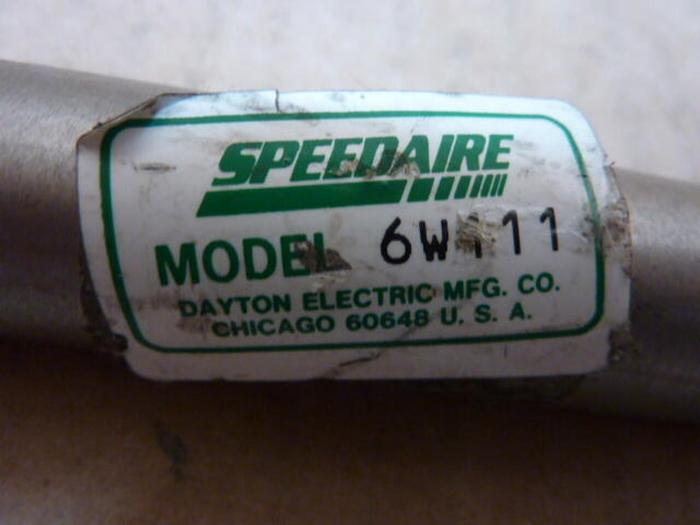 Used SPEEDAIRE Air Cylinder 6W111 #27400