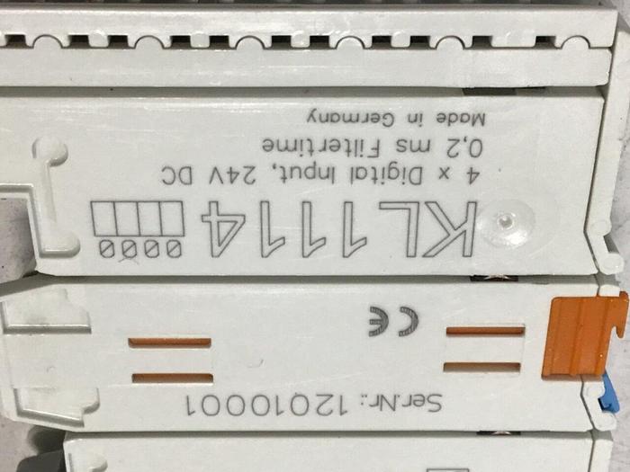 Used BECKHOFF 4-Channel Digital Input Terminal KL1114 #125249