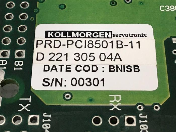 Used SERVOTRONIX Circuit Board SSMC-PCI 7SV-PRD-PCI8501B-11 #136133